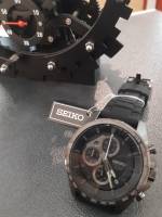 Chrono Quartz Fond Carbone